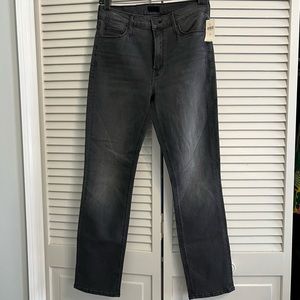 NWT MOTHER Dark Grey Mid Rise Dazzler Ankle Jeans